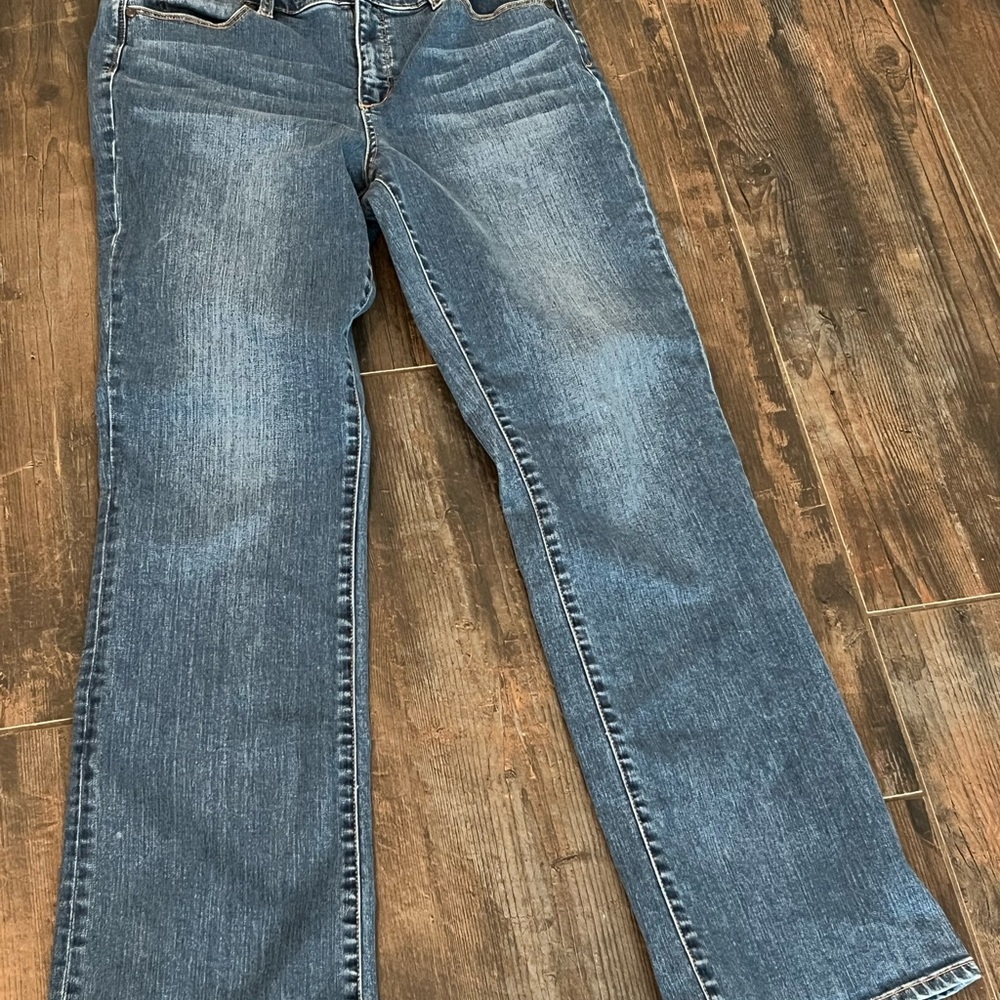 Talbots Women's Boot Cut Jeans in Denim Blue